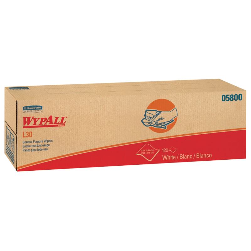 Economizer Wiper Pop-up Box White 100 Count (8 per Case)